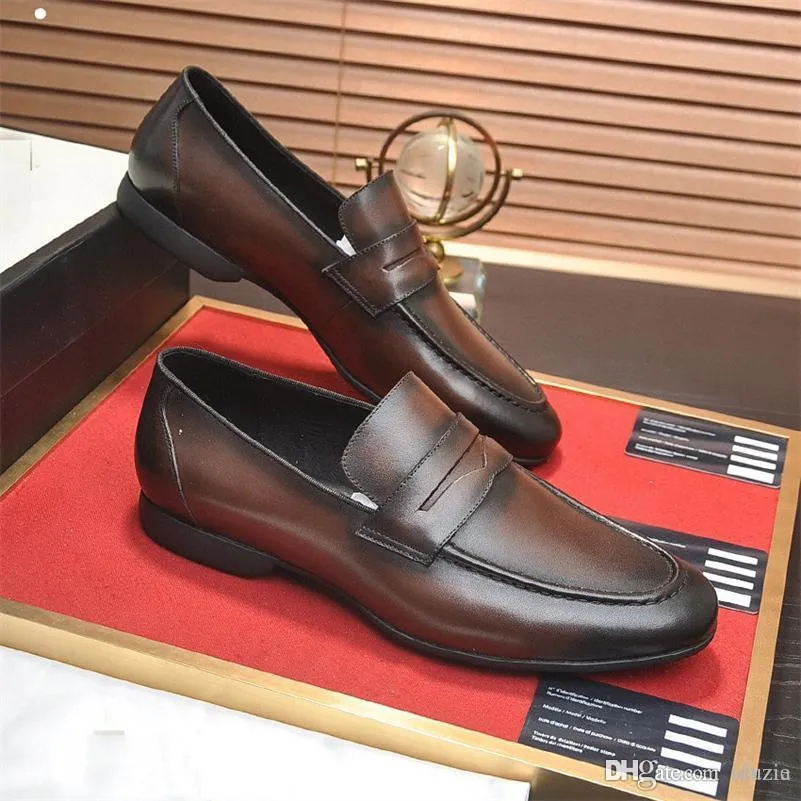 l5 21ss 2021 moda uomo in vera pelle scarpe eleganti scarpe a punta Bullock Oxford uomo stringate scarpe firmate taglia 38-45