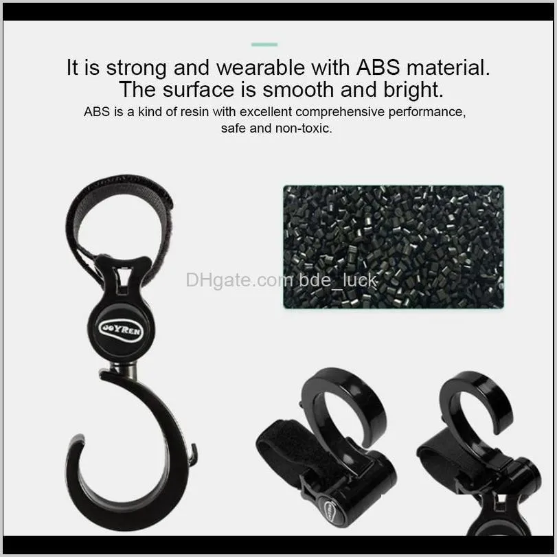 2pcs Stroller Hooks Multi Purpose Hook Clips On Any Baby Travel Systems Secure Purses Diaper Bags Vividly Parts & Accessories