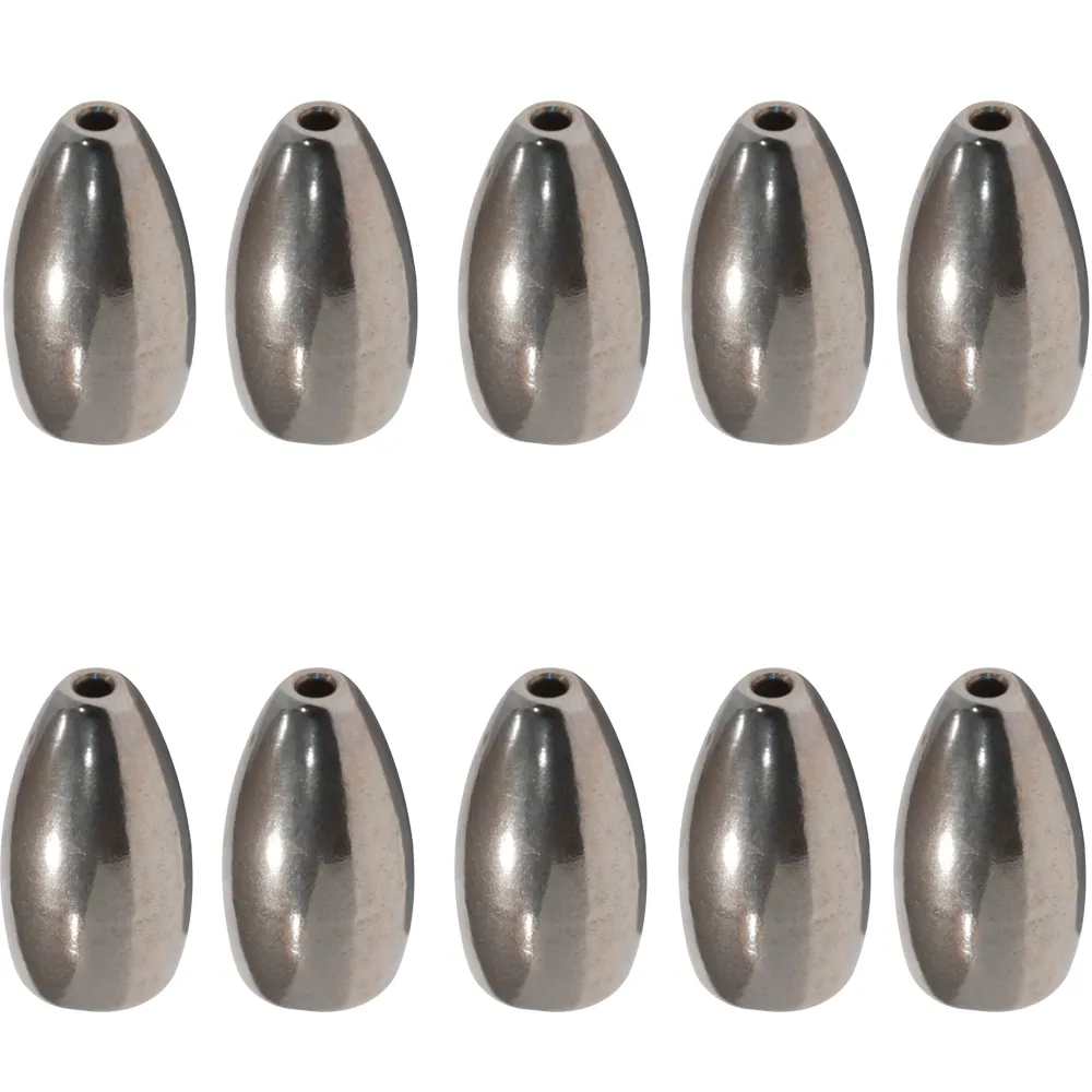 Silver Bag Silver 100% Tungsten Sinker Bullet Casting Fishing Weights  Tungsten Jigs Bait Rigs Fishing Flipping Worm Tackle From Yala_products,  $4.87