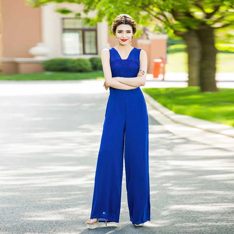 Sapphire blue hot sale jumpsuit