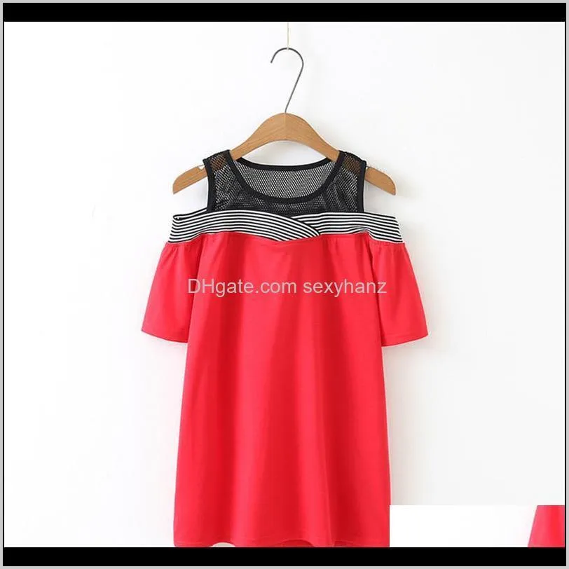 oversize t shirt new 2020 spring summer big size women long tee shirt short sleeve ladies patchwork plus size