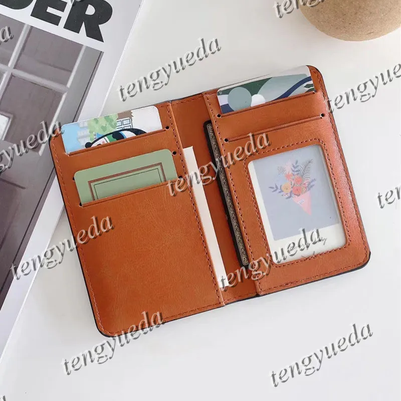 Luxo compacto bolso masculino feminino designer moda titular do cartão curto vários sacos de moedas carteira couro lichia em relevo298l