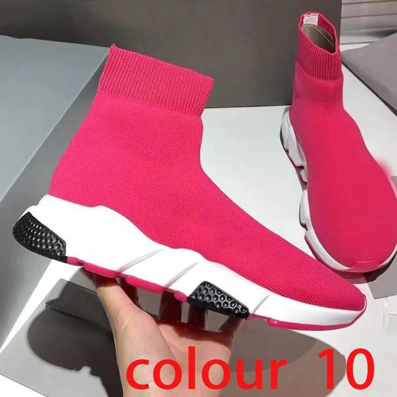 knitted elastic Socks boots Spring Autumn classic Sexy gym Casual women Shoes Fashion platform men sports boot Lady Travel Thick sneakers Large size 39-41-45 us4-us11