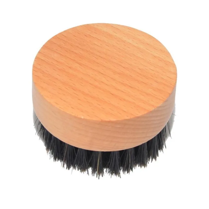 Wood bristle brush oil headbrush Men`s beard brushes cleaning scrubbers