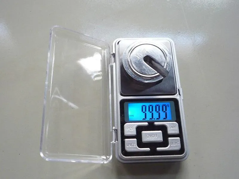 Mini Electronic Digital Scale Jewelry weigh Scale Balance Pocket Gram LCD Display Scale With Retail Box 500g/0.1g 200g/0.01g