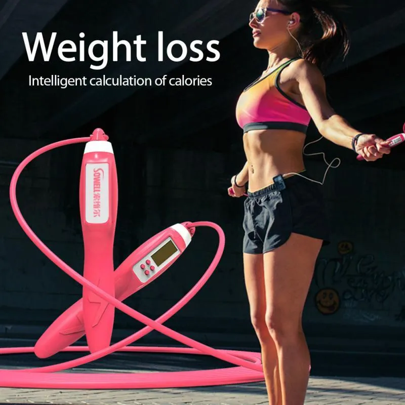 Jump Ropes Electronic Wireless Hopping Rope Speed ​​Calorie Consumption Fitness Body Building Hopping Hoppning