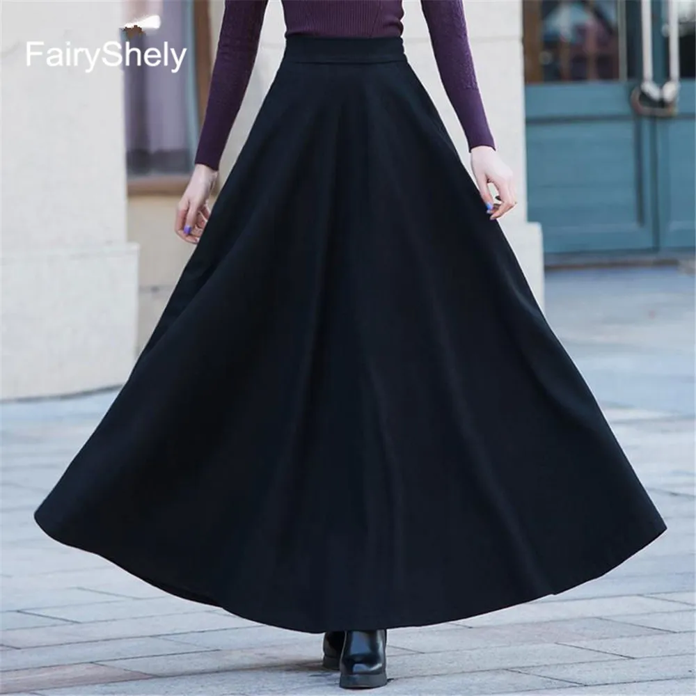 Winter maxi skirts clearance online