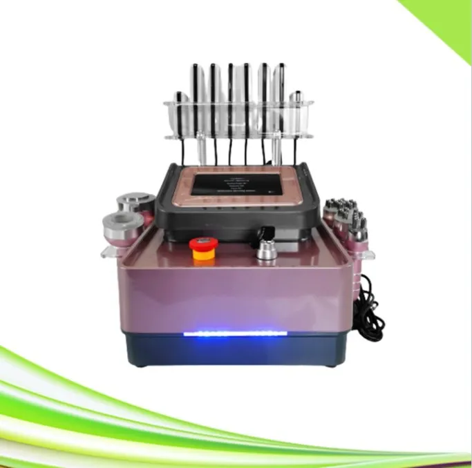 Nyaste 6 i 1 Spa Lipo Laser Slimming Lipoler Cavitation Machine Vakuumkavitationssystem
