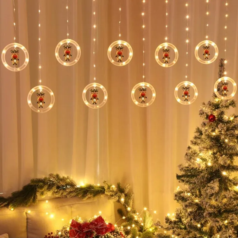 USB Christmas LED String Lights For Room Decor Novelty Xmas Hanging Lighting With Night Lightings And Curtain Strings And Things From Adairs 29.05 DHgate.Com