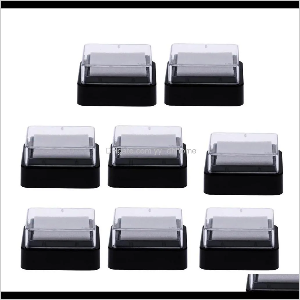 80pcs empty blank ink pad no ink for handmade sponge ink pad rubber stamp inkpad diy scrapbooking decorations