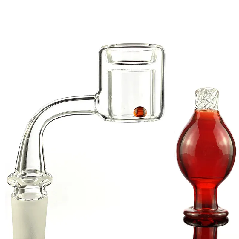 Quartz Gavel Banger By GTR Cap 25mm Wide, Double Wall, 90° Angle