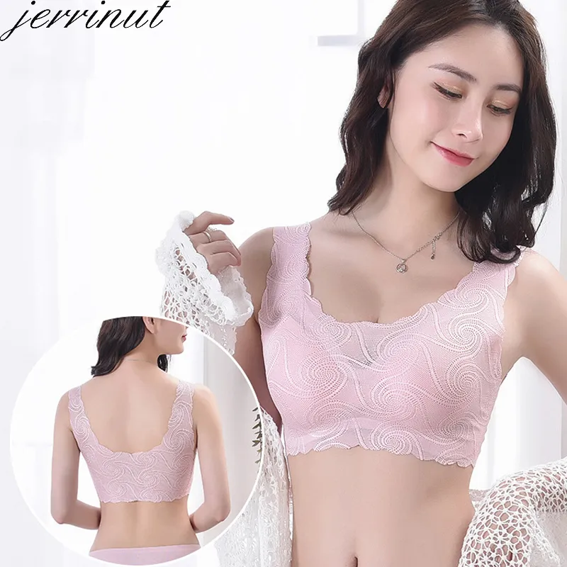 Sexy Lace Seamless Bra Ultra-thin Women Padded Push Up Bra Plus Size CLothing For Women Bracier De Mujer Push Up Full Cup