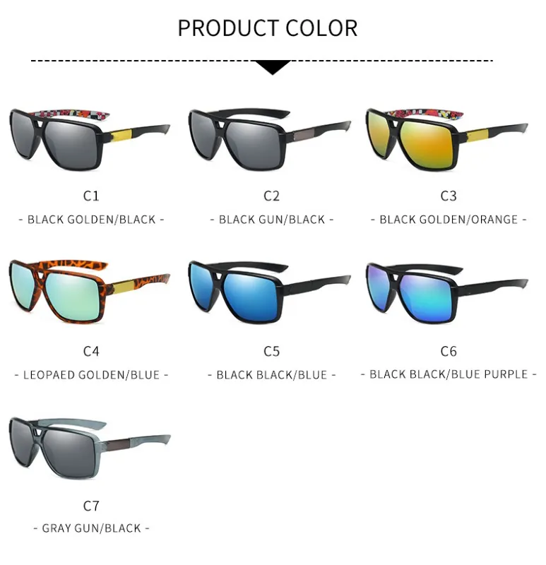 Wholesale Colorful Polarized Fishing Sunglasses For Men And Women