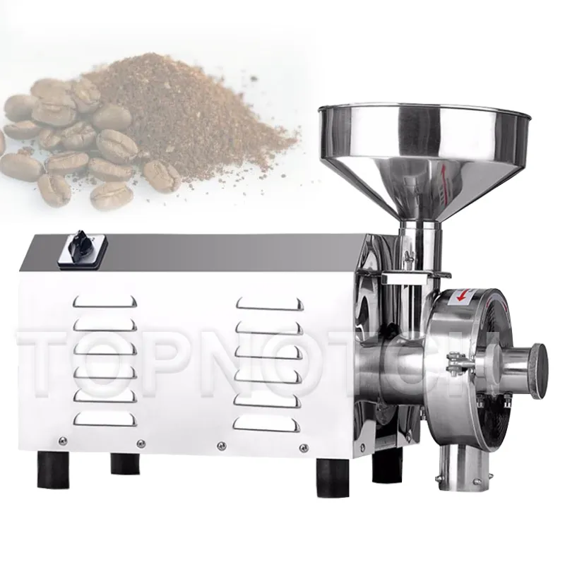 Fraiseuse automatique de céréales alimentaires, 20-40 kg/h, broyeur de poudre de cuisine, cacahuètes, sésame