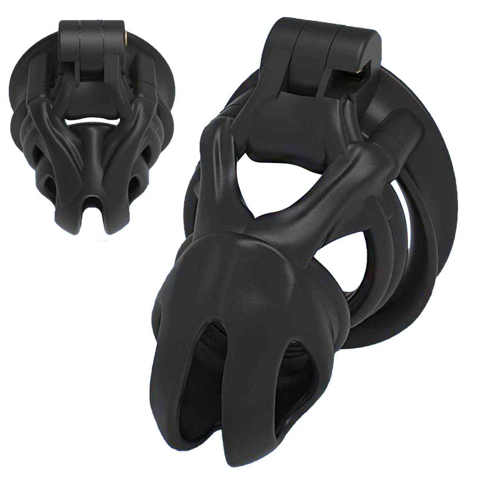 NXY-Ringe Neuester V7.0 EVO 3D Cobra Cage Keuschheitsgürtel für Männer Doppelbogen-Manschettenring Sexspielzeug für Erwachsene für Männer 1123_voghion.com