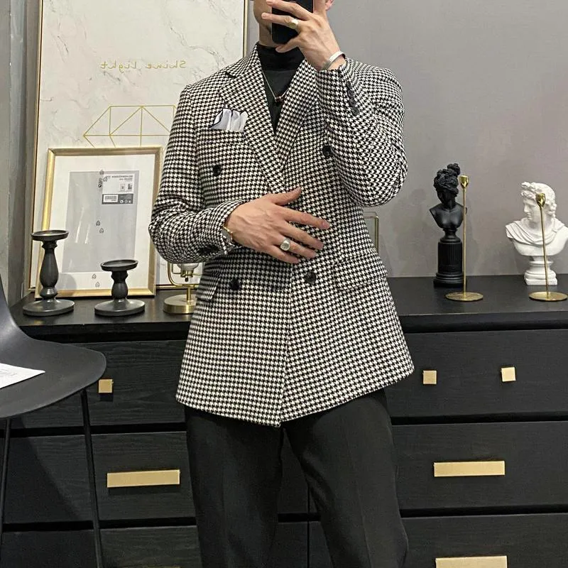 公式 サイト販売 メンズスーツブレザーズイギリス風二重ブレストハンドストゥビジネスビジネスカジュアルスリムスーツジャケットウェディンググルーミングドレスコートコスチュームホムを 422 人気アイテム Www Empirehotelspk Com