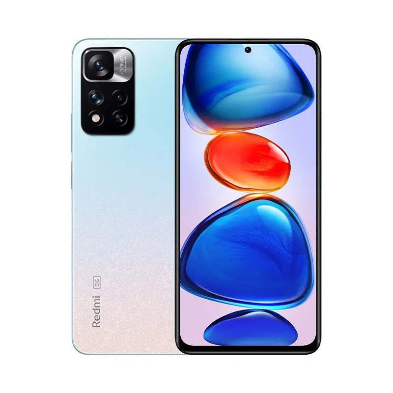 Version globale Xiaomi Redmi Note 11 Pro 5G Téléphone mobile 6 Go RAM 128 Go Rom Octa Core MTK Dimensité 920 Android 6.67 "Full Screen 108.0MP NFC ID ID Smart Phone Smart Cell