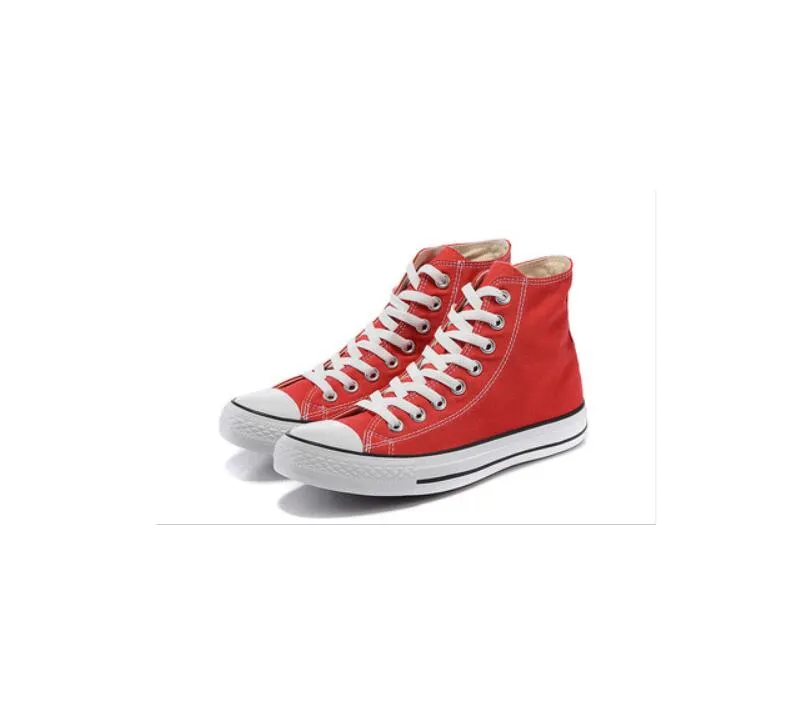 Drop Shipping Marca 13 Colori Tutte le taglie 35-46 Stelle sportive High Top Scarpe da ginnastica classiche basse in tela Scarpe casual da donna per uomo all'ingrosso