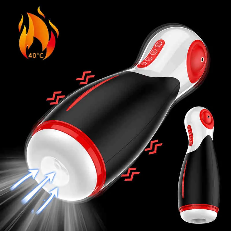 NXY Sex Masturbators Interactive Male Cup Vacuum Toys Fellation Masturbatore Hommes Automatic Msturbators Sucer 220127