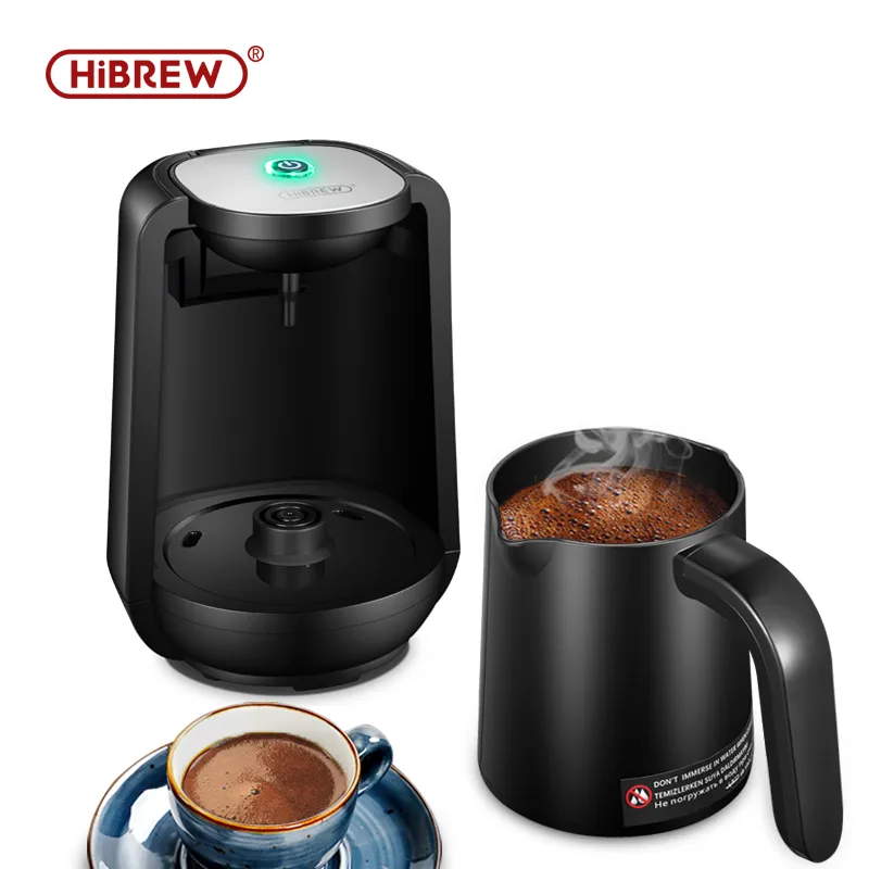 HIBREW AUTOMATIC TURKISK KAFFE MACHINE Trådlös elektrisk pott AC 220 ~ 240V Bärbar Kaffebryggare