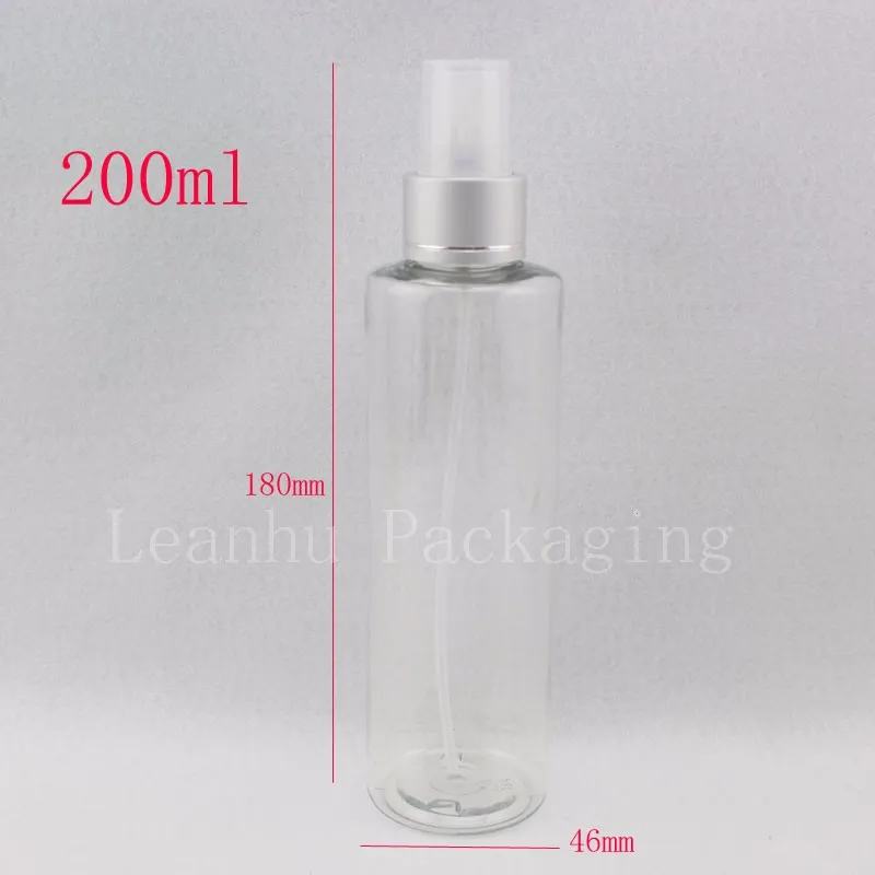 200ml-round-clear-bottle-with-silver-spray