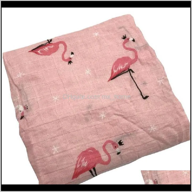 ins hot 70% bamboo fiber 30% cotton baby blanket bedding swaddle wrap gauze muslin blankets soft breathable for newborn 201106