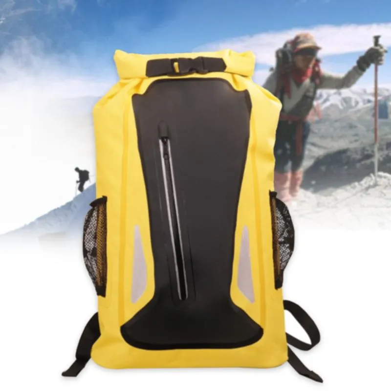 Outdoor Bags 25L Rafting Ultralight Cycling Hiking Adjustable Strap Camping Swimming Large Capacity Waterproof Reflective Backpack