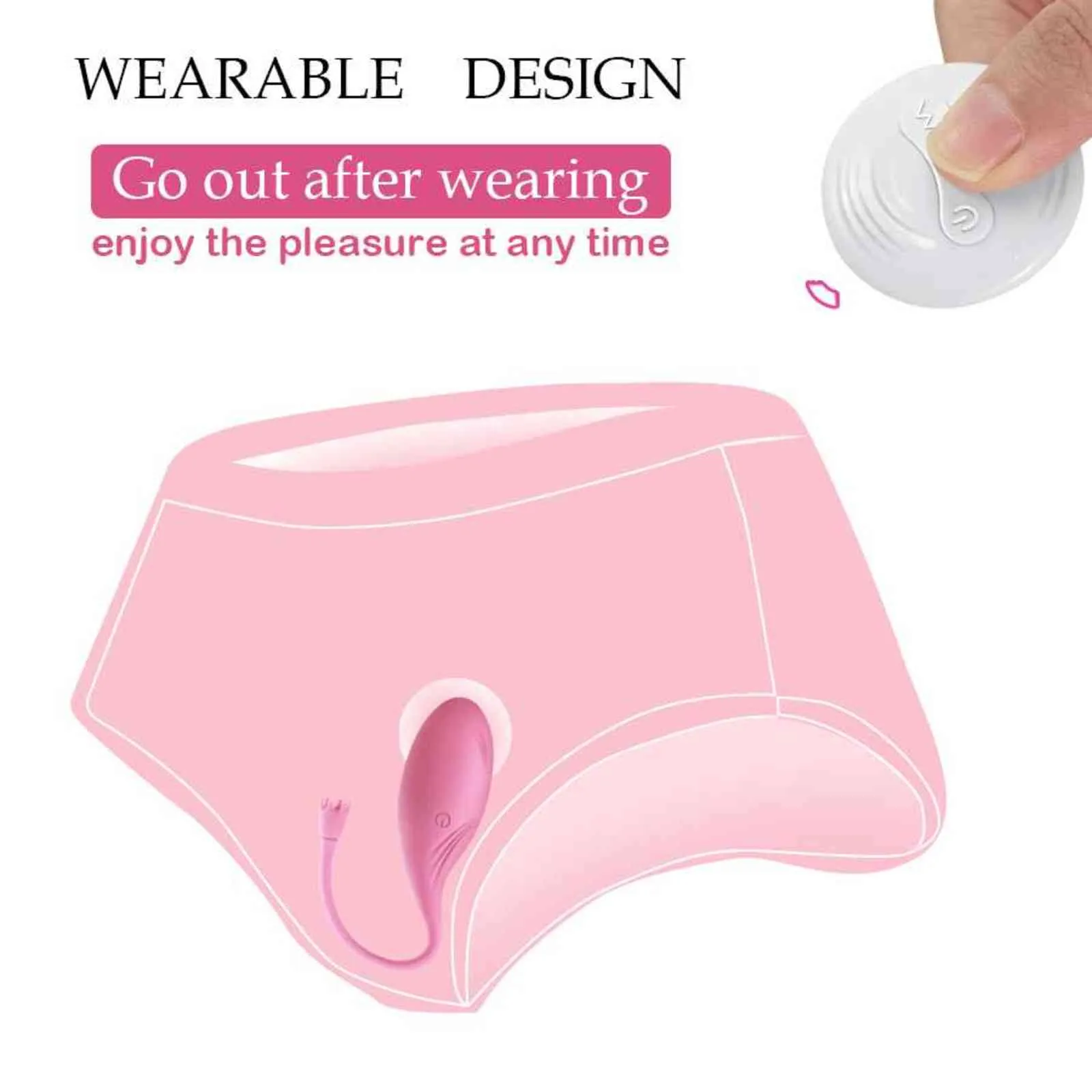 NXY vibrateurs s HWOK culotte télécommandée sans fil oeuf vibrant portable gode vibrateur G Spot Clitoris sexe_voghion.com