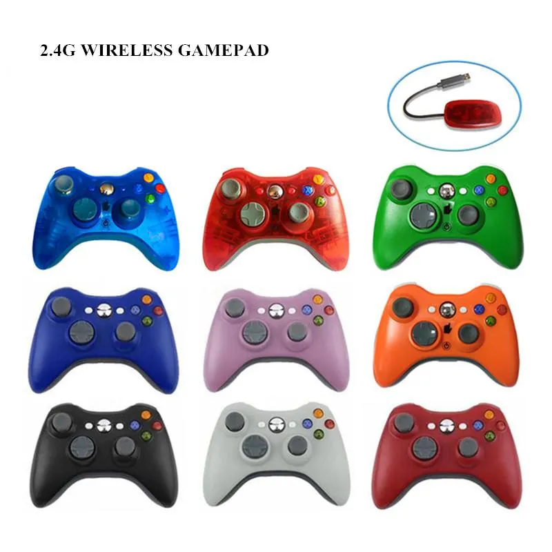 Alıcı Oyunu ile Xbox 360 Konsol Denetleyicisi için Kablosuz/Kablolu Gamepad Joystick PS3 Win7/8/10 Denetleyicileri Joysticks