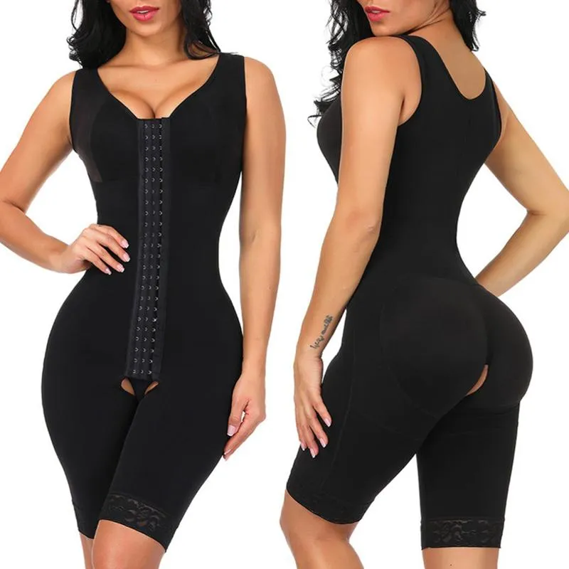 여성 무대 셰이퍼 플러스 사이즈 Fajas Colombianas 포스트 압축 의류 Originales 전신 셰이퍼 Reductora Bbl Shapewear