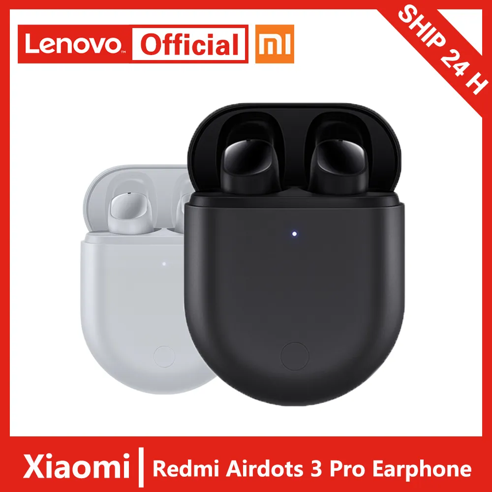 Nya Xiaomi RedMi Airdots 3 Pro Trådlös Bluetooth Hörlurar Smart Wear Earbuds APT-X Adaptive Buller Avbryta hörlurar med MIC