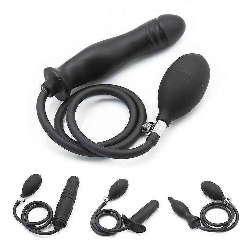NXY Inflatable Anal Plug Rubber Expandable Dildo Pump Unisex Adult Sex Toy  from Dhgate Anal Toys - price 22.4