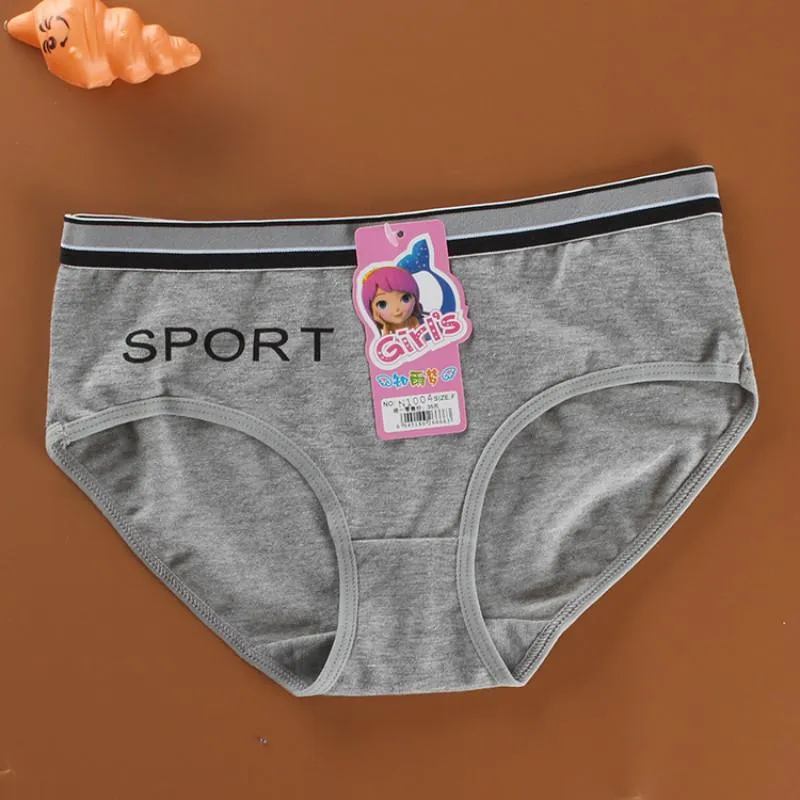 Wholesale Cotton Sports Letters Breathable Pure Cotton Ladies Briefs For  Girls, Sizes 8 14 Years Old Pupils For Teenaters And Girls YFP87 From  Huoyineji, $20.97