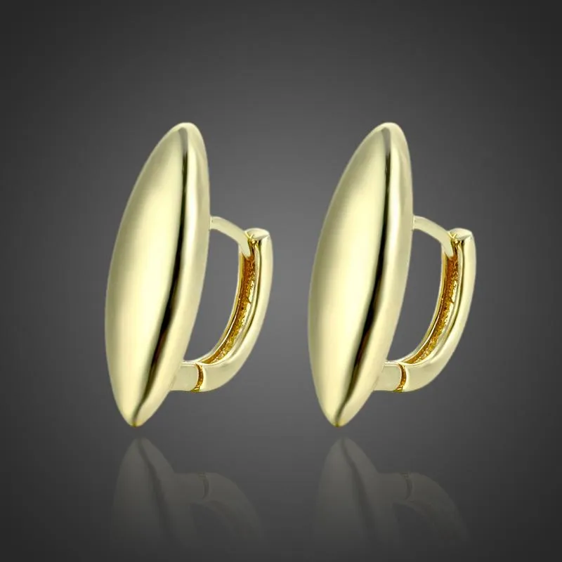Hoop & Huggie 2021 Clip On Earrings Designer Geometric Lines Oval Ear Jewelry For Women Larg Personality Buckles Wholesale