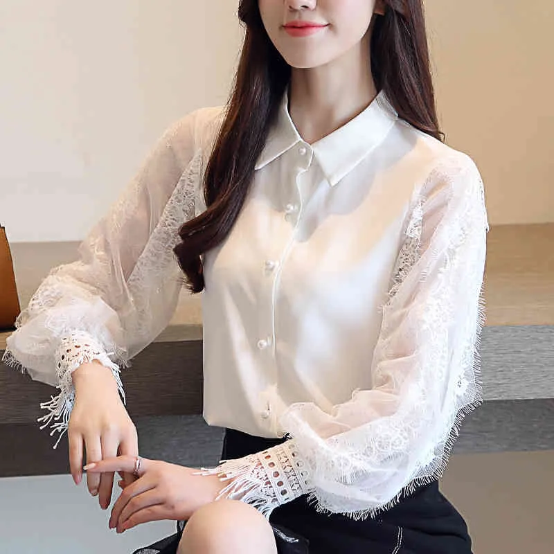 Mulheres vestuário moda feminina camisas manga longa branco laço borla blusa camisa curtir colarinho oco out blusas 658g 210420