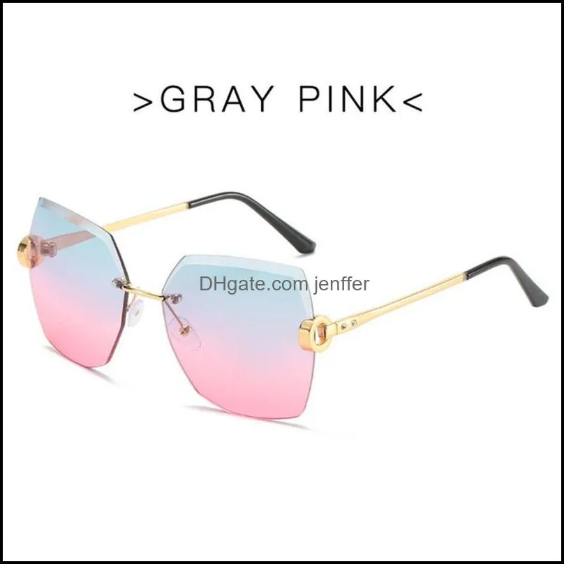 Sunglasses Fashion Trimming Ladies Polygonal Web Celebrity Douyin Cross Border Street S Glasses