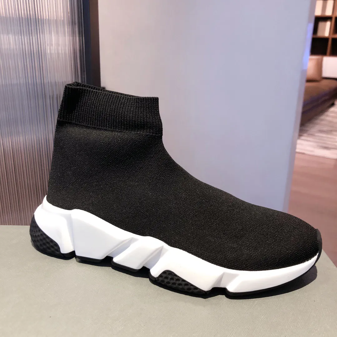 2021 Fashion Mens Womens Sock Shoes Dress Platform Top Quality Casual Sneakers Woman Sexy knitted Elastic Socks Boots Male Sports Shoe