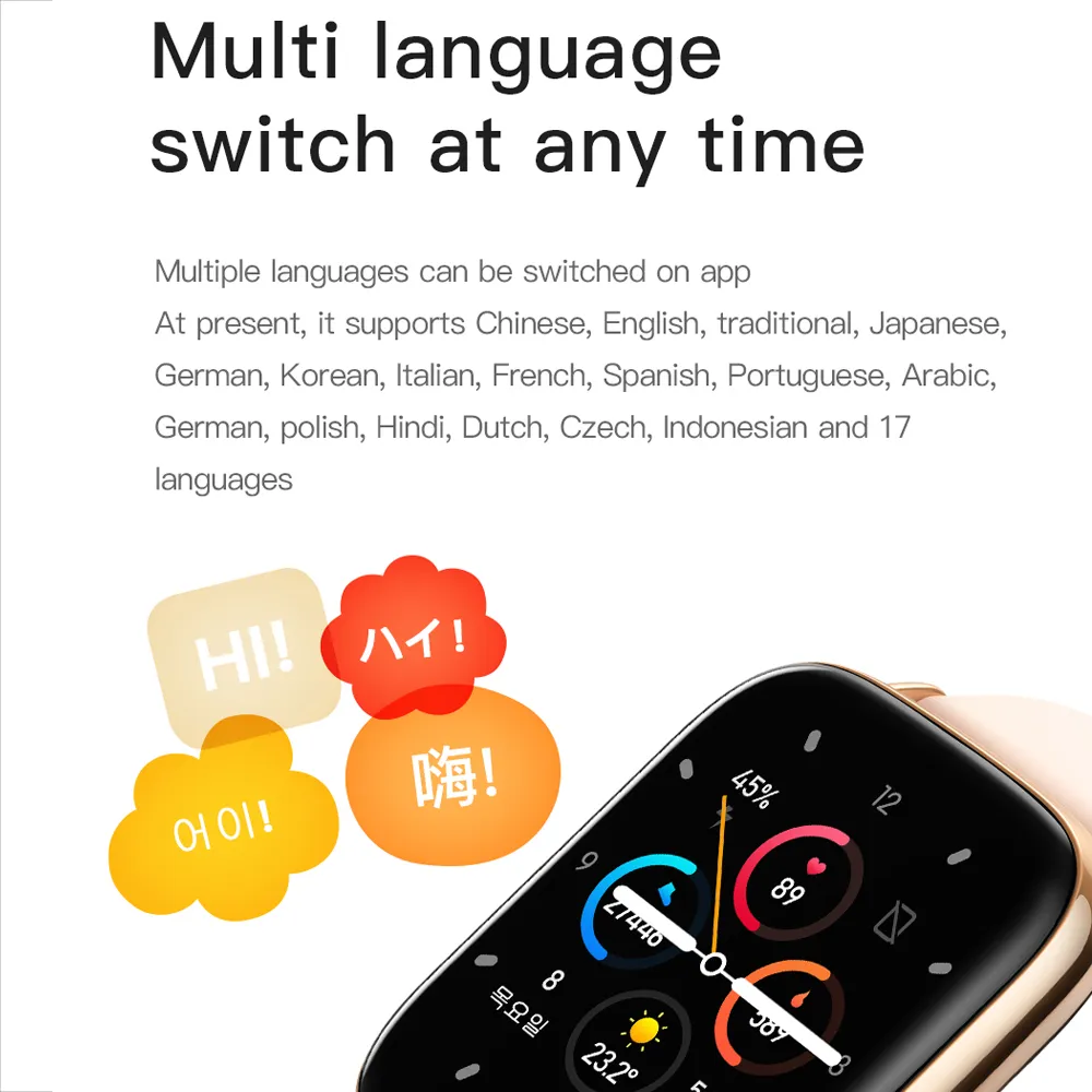 Smart Watch for Men and Women, UM68T 2024 Smartwatch with 1.69" Full Touch Screen, IP68 Waterproof Fitness Tracker Sports Health Monitor