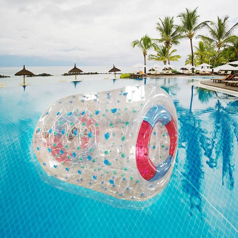 Boule à roulettes gonflable en PVC écologique, jouet flottant de divertissement aquatique, équipement de loisirs en plein air, Balls de marche 257O