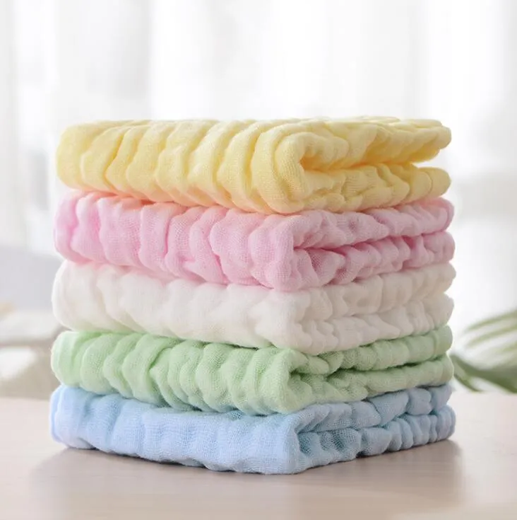 Alta Qualidade Baby Musslin Washcloths e Toalhas, Wipes de Algodão Orgânicos Naturais, Toalha de Mão, Pano de Muslina para Pele Sensível