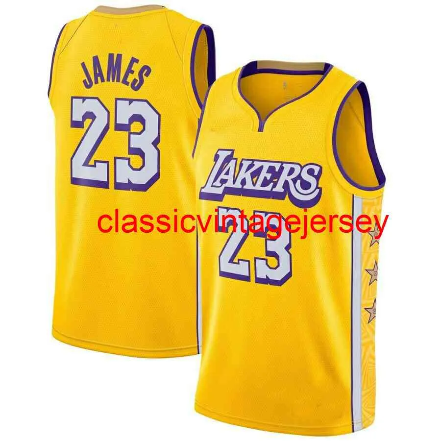 Nouveau 2020 LeBron James Swingman Jersey cousu hommes femmes jeunes maillots de basket-ball taille XS-6XL