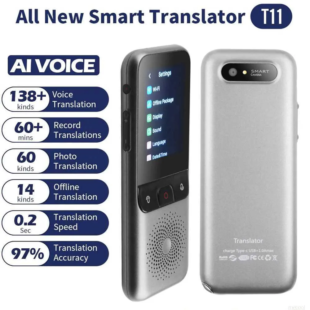 Portable Translator Language Translator Device - Supports 138 Languages ...