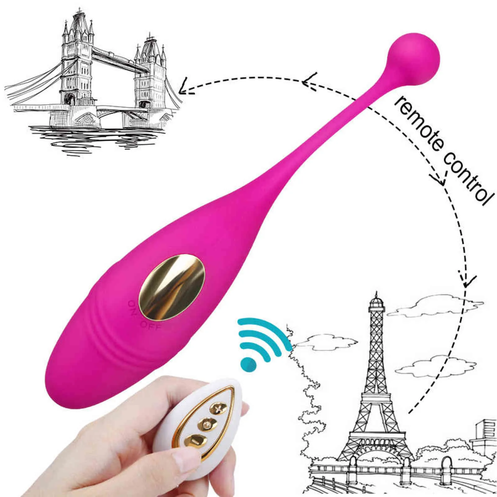 NXY vibrateurs s HWOK culotte télécommandée sans fil oeuf vibrant portable gode vibrateur G Spot Clitoris sexe_voghion.com