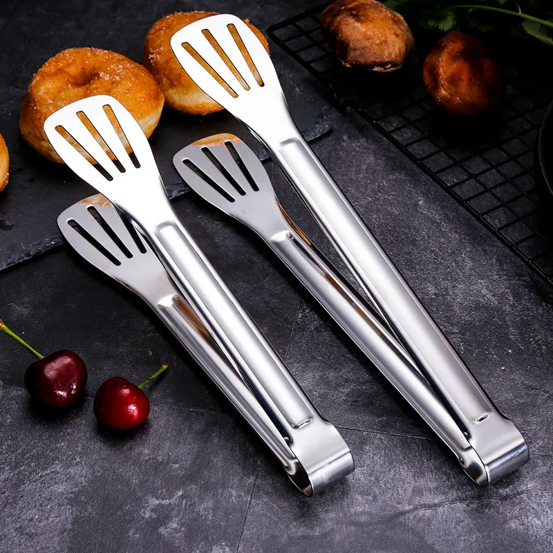 Barbecue Grill Pliers Tool BBQ Cooking Tool Salad Bread Spaghetti Serving Tongs Stainless Steel Plier Kitchen Tool Accessorie