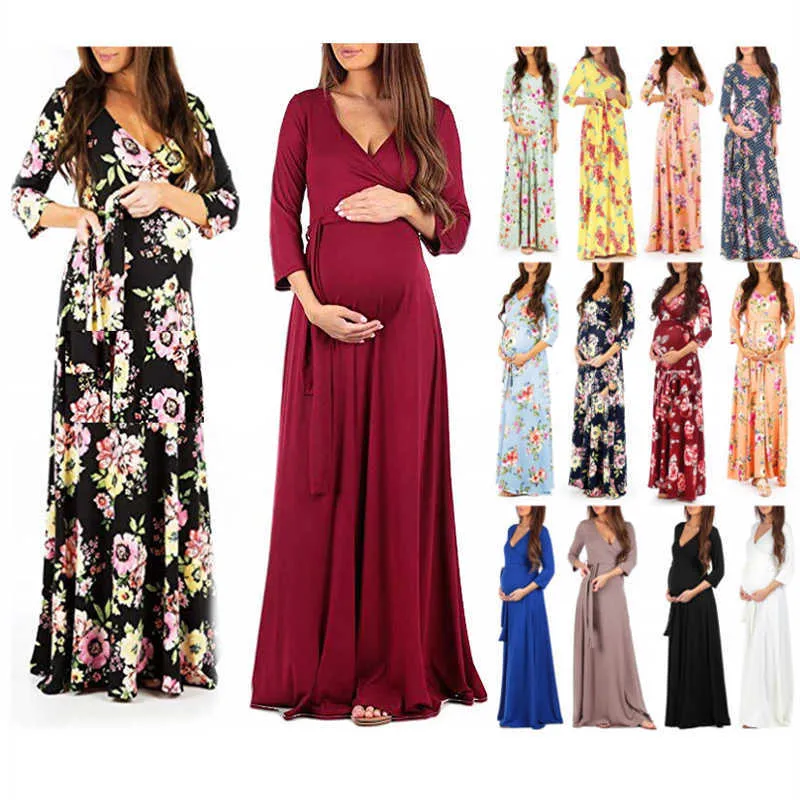 Vestidos largos hotsell casuales para embarazadas