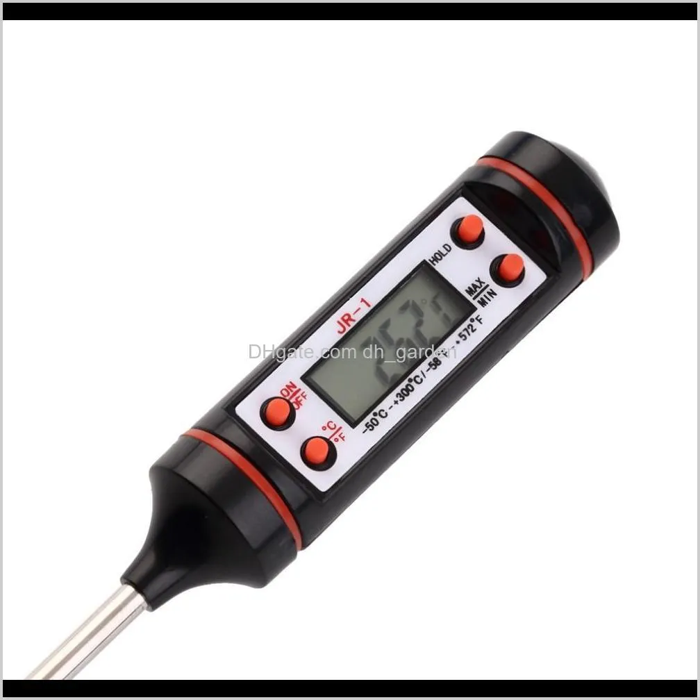 jr-1 food thermometer bbq digital probe electronic thermometer barbecue food cooking temperature measuring tool