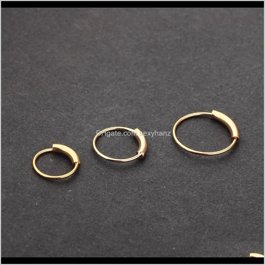 septum ring,316l steel seamless continuous nose hoop rings lip ear piercing 6 colors 22 gauge 0.6mm 6/810mm 100pcs mix