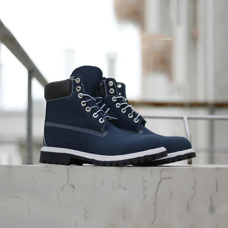 Navy blue shop timberland boots womens