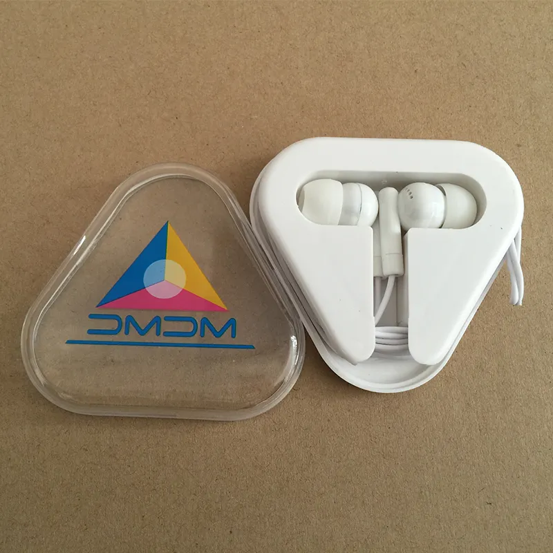 in-ear mobiele telefoon 3.5mm connector reclame oortelefoons bedrade kleurrijke snoep promotie stereo muziek headset