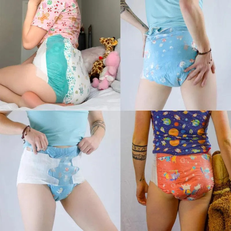 Abdl Adult Diaper Youth Waterproof And Leak-proof Diapers Ddlg High Waist  Absorption Capacity Dummy Holder Cloth